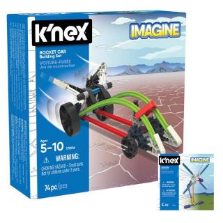 K'NEX IMAGINE ZESTAW KONSTRUKCYJNY RAKIETOWY SAMOCHÓD 17006 + GRATIS