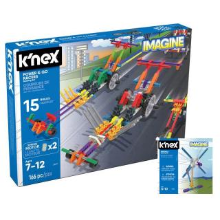 K'NEX IMAGINE ZESTAW KONSTRUKCYJNY WYŚCIGÓWKI 33017 + GRATIS