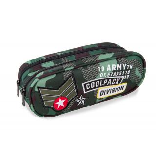 PIÓRNIK SASZETKA COOLPACK CLEVER CAMO GREEN BADGES (A65110)