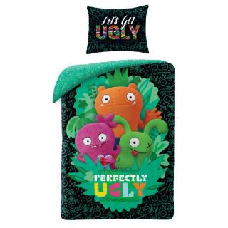 POŚCIEL BAWEŁNIANA 140 X 200 CM UGLY DOLLS UG-400BL