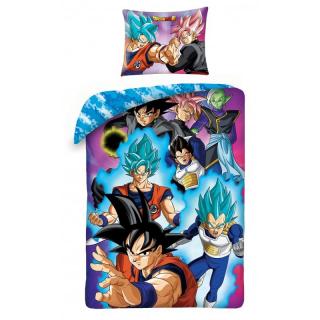 POŚCIEL BAWEŁNIANA DZIECIĘCA 140 X 200 CM DRAGON BALL DB-1106BL