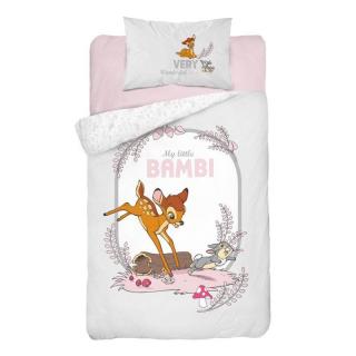 POŚCIEL NIEMOWLĘCA BAWEŁNIANA 100 X 135 CM DISNEY BAMBI B3312B