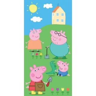 RĘCZNIK KĄPIELOWY PLAŻOWY 70 X 140 CM ŚWINKA PEPPA PP192014-R