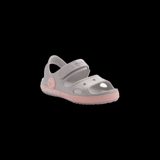 SANDAŁY DZIECIĘCE COQUI YOGI KHAKI GREY/CANDY PINK