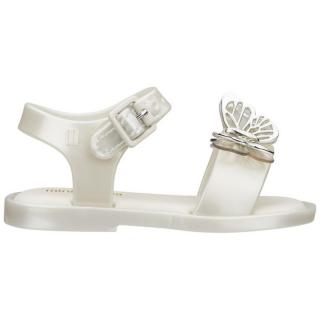 SANDAŁY DZIECIĘCE MINI MELISSA MAR SANDAL FLY 32746 WHITE/SILVER