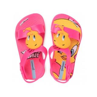 SANDAŁY PLAŻOWE IPANEMA LOONEY TUNES BABY PINK/NEON PINK