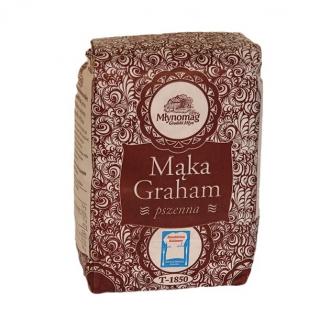 Mąka Graham pszenna T-1850 0,9kg MŁYNOMAG