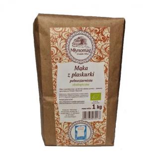 Mąka z Płaskurki pełnoziarnista ekologiczna 1kg MŁYNOMAG