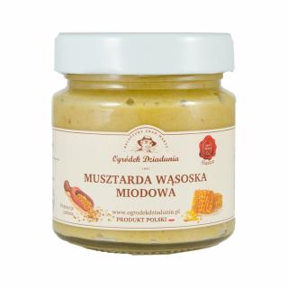 Musztarda Wąsoska miodowa OGRÓDEK DZIADUNIA 210 g ( krótka data 10.24)