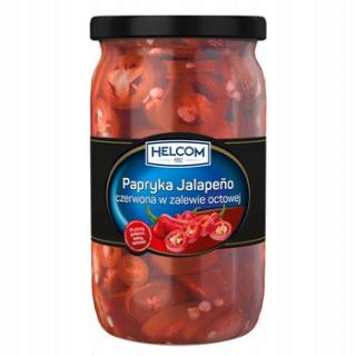 Papryka Jalapeno czerwona Helcom 680g