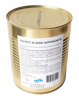 Pulpety w sosie koperkowym 850 g ARPOL