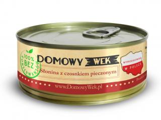 Słonina z czosnkiem pieczonym- konserwa 270g DOMOWY WEK