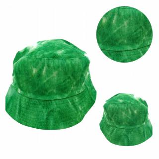 Bucket Hat Kapelusz Rybaka Zielony Trawa Ombre
