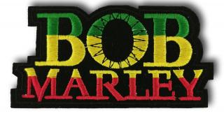 Naszywka Bob Marley Rasta Zielony Żółty Czerwony