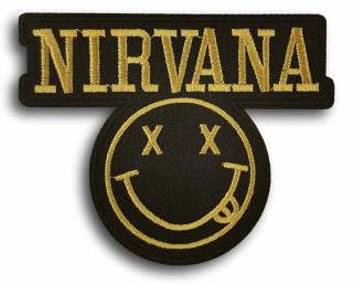 Naszywka Nirvana Czarno Żółta Rock Zespół