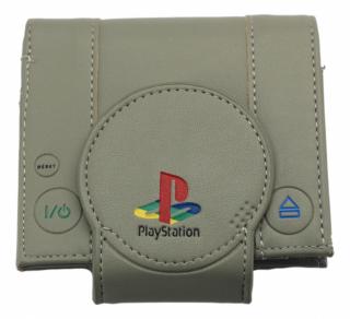 Portfel Dla Gracza Dwuczęściowy Playstation Szary