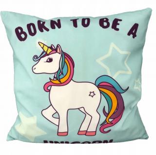 Poszewka Dekoracyjna Born To Be A Unicorn