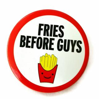 Przypinka Fries Before Guys Frytki Buton Pin