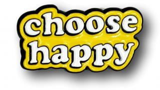 Przypinka Metalowa Choose Happy Metal Pin