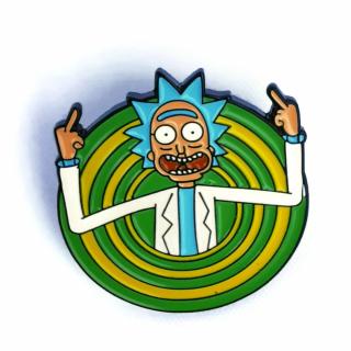 Przypinka Metalowa Rick And Morty Metal Pin 1