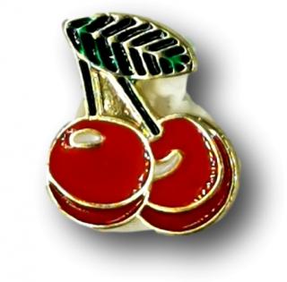 Przypinka Metalowa Wiśienki Wiśnie Metal Pin