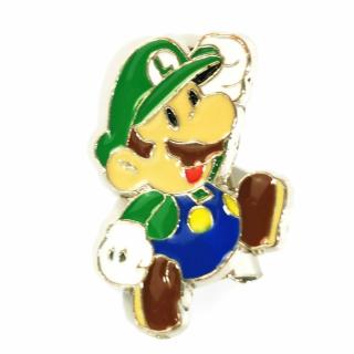 Przypinka Pin Super Mario Luigi Zielony