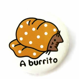 Przypinka Pusheen A Burrito Buton Pin