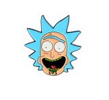 Przypinka Rick And Morty Metal Pin 4 Broszka