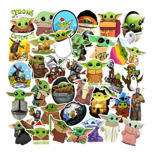 Zestaw Naklejek Sticker Bomb Baby Yoda 50 SZT 1