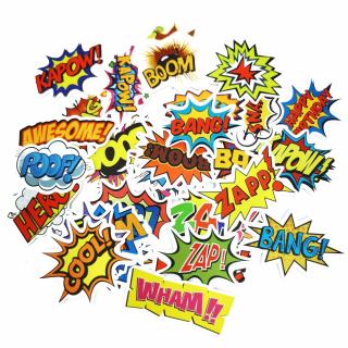 Zestaw Naklejek Wlepki Sticker Bomb Bang Boom