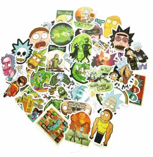 Zestaw Naklejek Wlepki Sticker Bomb Rick I Morty