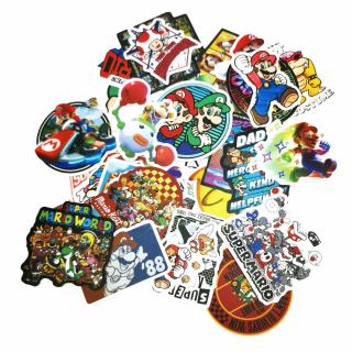 Zestaw Naklejek Wlepki Sticker Bomb Super Mario N3