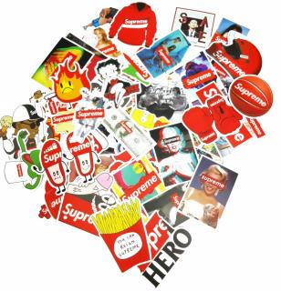 Zestaw Naklejek Wlepki Sticker Bomb Supreme