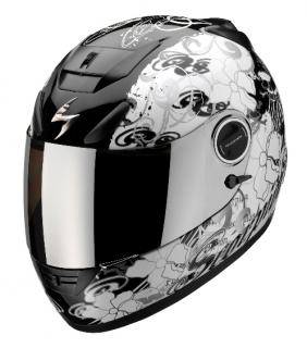 KASK SCORPION EXO-750 AIR FIORE CZARNO-BIAŁY