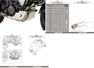 KTM 1190 ADVENTURE '13 KAPPA OSŁONA SILNIKA ALUMINIOWA RP7703