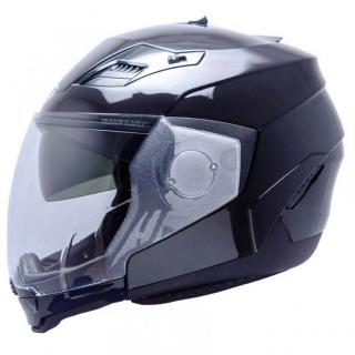 MT CONVERT CZARNY POŁYSK KASK INTEGRALNY/JET Z BLENDĄ MODEL  (HOMOLOGACJA P/J)