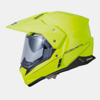 MT SYNCHRONY DUO KASK DUALL OFFROAD  Z SZYBKĄ I BLENDĄ ŻÓŁTY FLUO