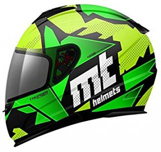 MT THUNDER KID ŻÓŁTO ZIELONY FLUO  KASK INTEGRALNY DZIECIĘCY