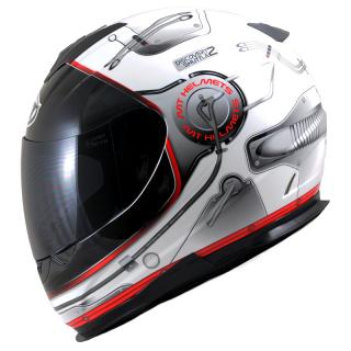 MT THUNDER LIGHTING STRATOSPHERE KASK INTEGRALNY BIAŁO-CZARNY