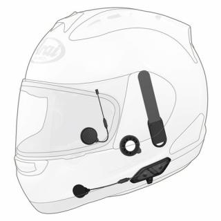 SENA 10U-AR-01  DO ARAI (KASKI INTEGRALNE) 10U INTERCOM MOTOCYKLOWY BLUETOOTH 4.1 DO 1600M Z RADIEM FM I PILOTEM NA KIEROWNICĘ