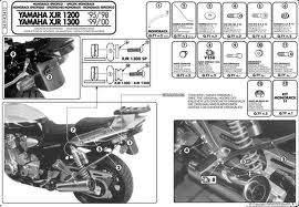 STELAŻ KUFRA CENTRALNEGO YAMAHA XJR1300  07-08