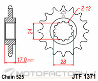 Zębatka JT Sprockets JTF1371,15 - przednia 15 zębów