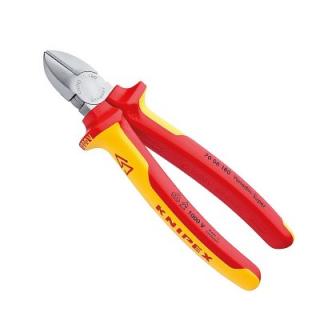 SZCZYPCE TNĄCE BOCZNE IZOLOWANE VDE 180MM KNIPEX