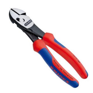 SZCZYPCE TNĄCE BOCZNE O DUŻEJ WYTRZYMAŁOŚCI 73 71 180 KNIPEX TwinForce® 180 MM