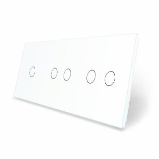 Panel szklany 1+2+2 biały WELAIK ®