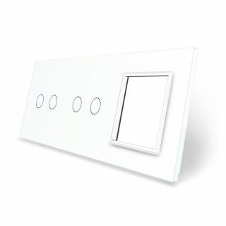 Panel szklany 2+2+G biały WELAIK ®