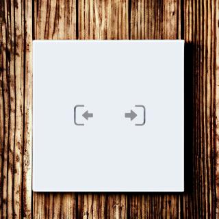 Panel szklany kurtyna elektryczna QUADA biały WELAIK®