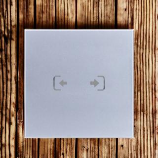Panel szklany kurtyna elektryczna QUADA srebrny WELAIK ®