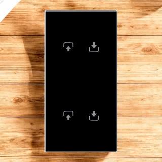 Panel szklany PIONOWY roleta + roleta QUADA czarny WELAIK ®