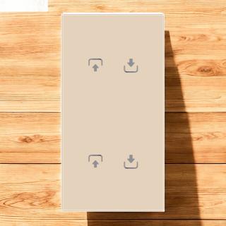 Panel szklany PIONOWY roleta + roleta QUADA ivory WELAIK ®